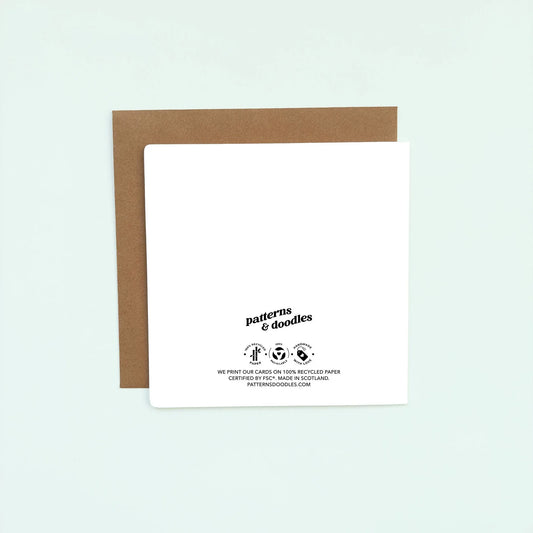 Stay Beary Awesome Birthday Card - Patterns&Doodles