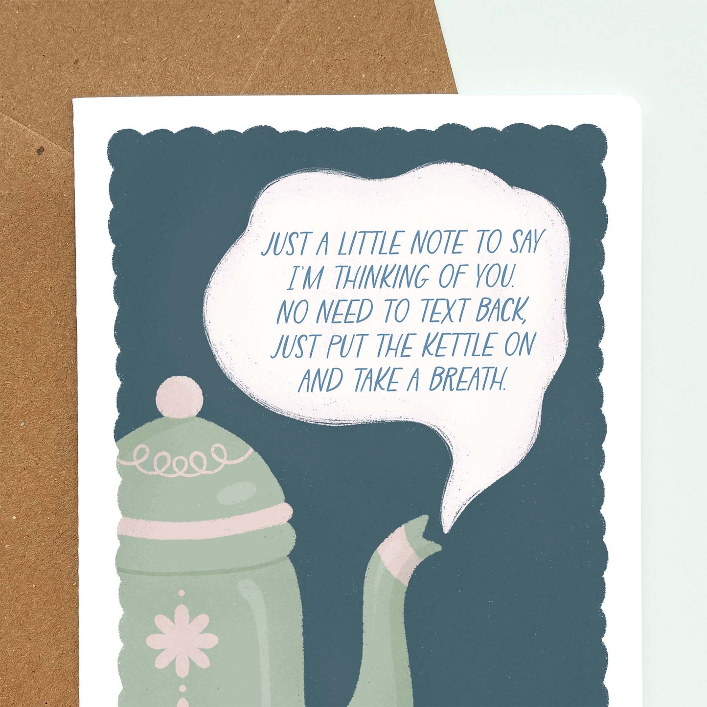 Just a Note to Say I'm Thinking of You - No Pressure Sympathy Card