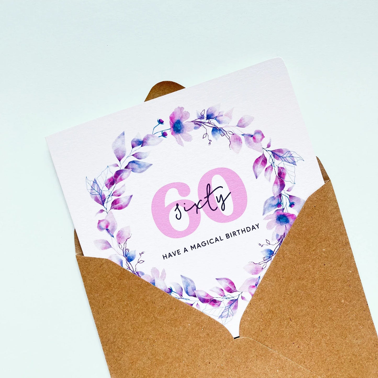 60th Birthday Card For Her - Have a Magical Birthday - Patterns&Doodles