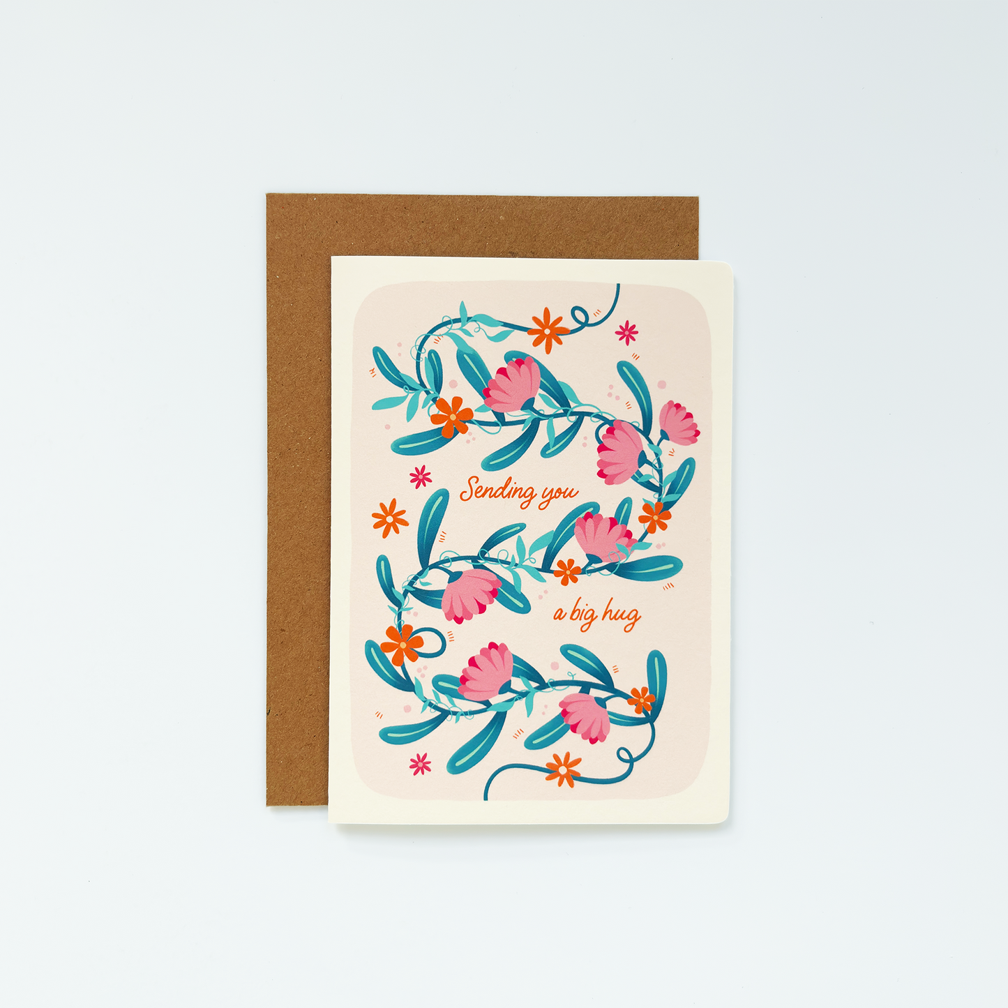 Sending You a Big Hug - Support Card for Friends and Family