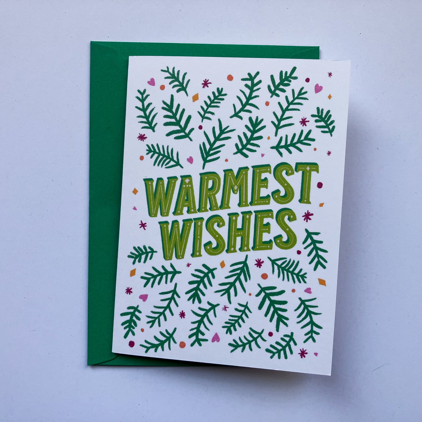 Warmest Wishes Christmas Greeting Card