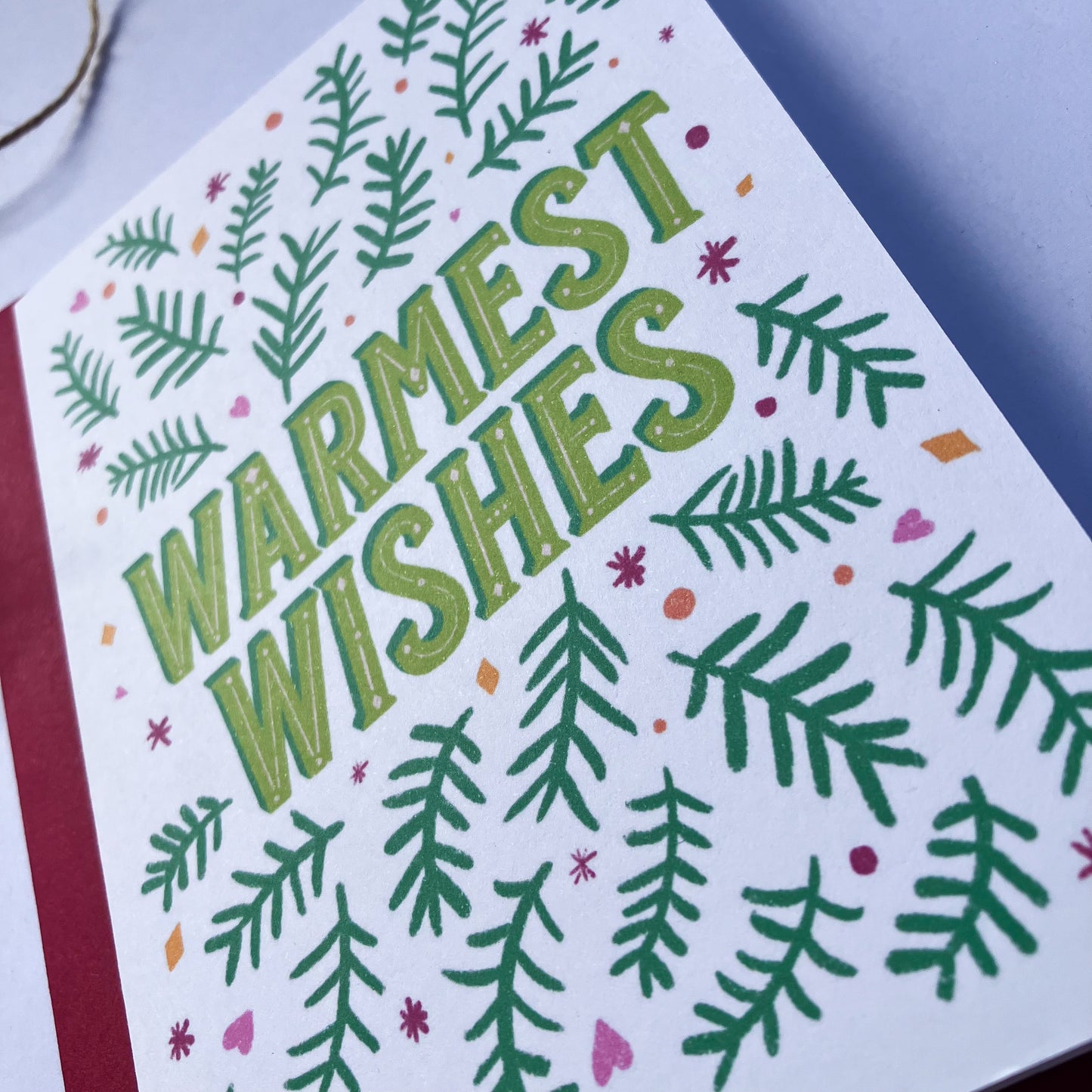 Warmest Wishes Christmas Greeting Card