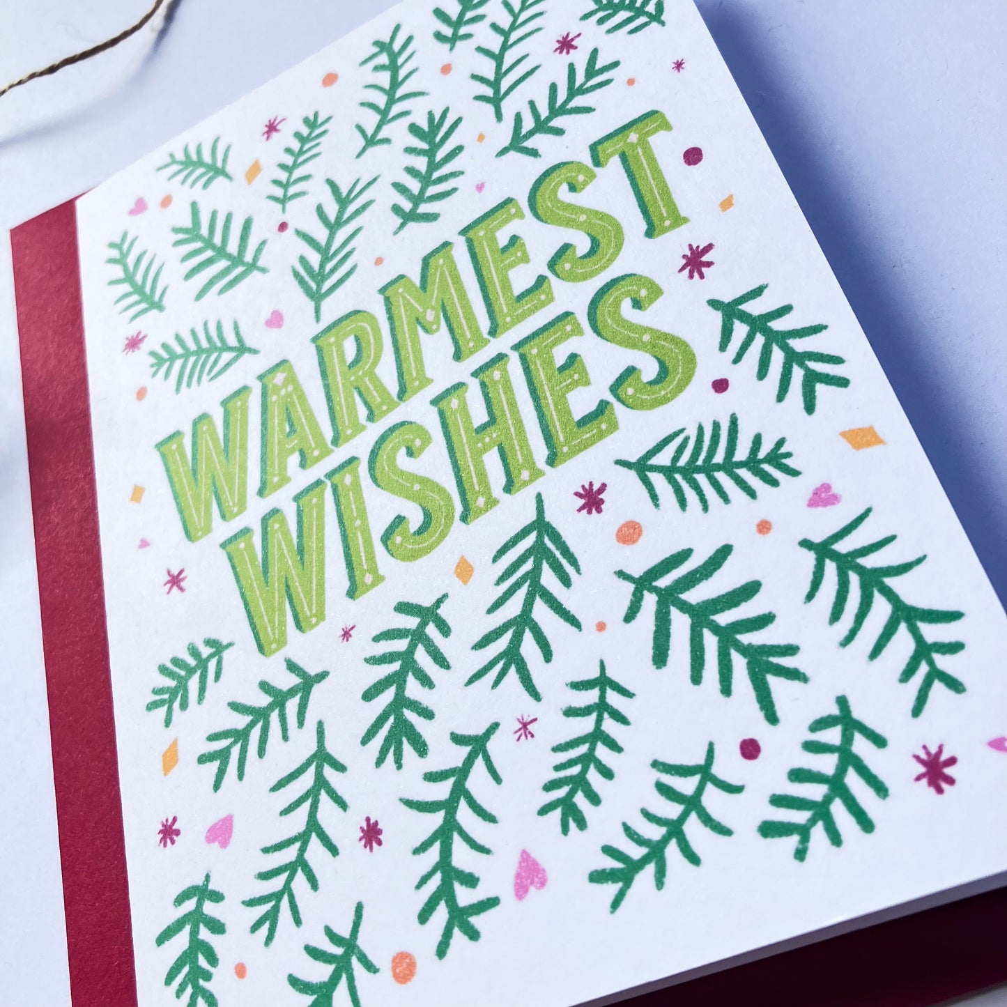Warmest Wishes Christmas Greeting Card