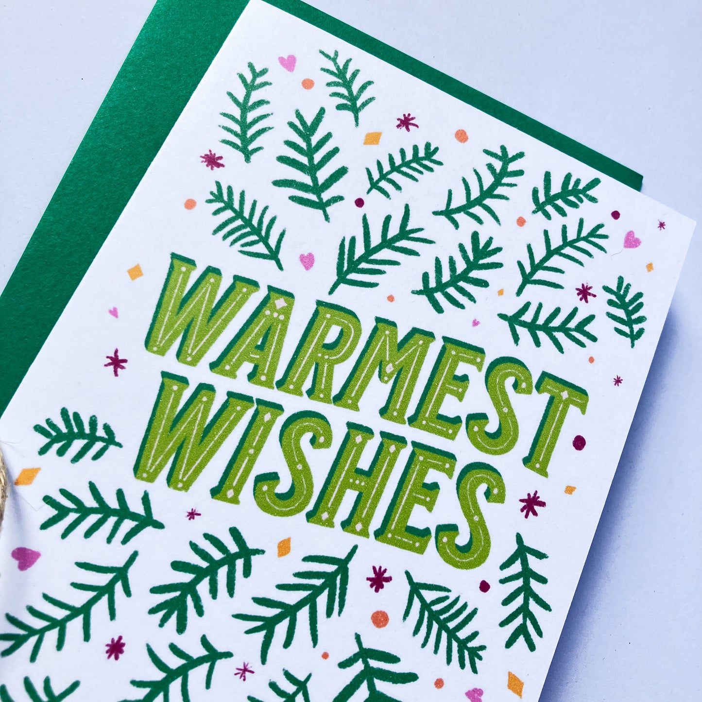 Warmest Wishes Christmas Greeting Card
