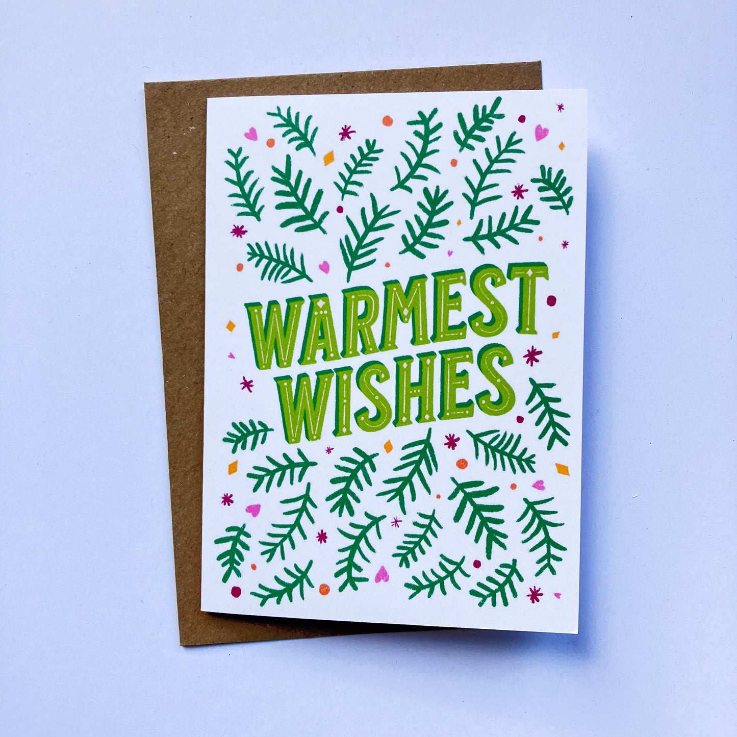 Warmest Wishes Christmas Greeting Card