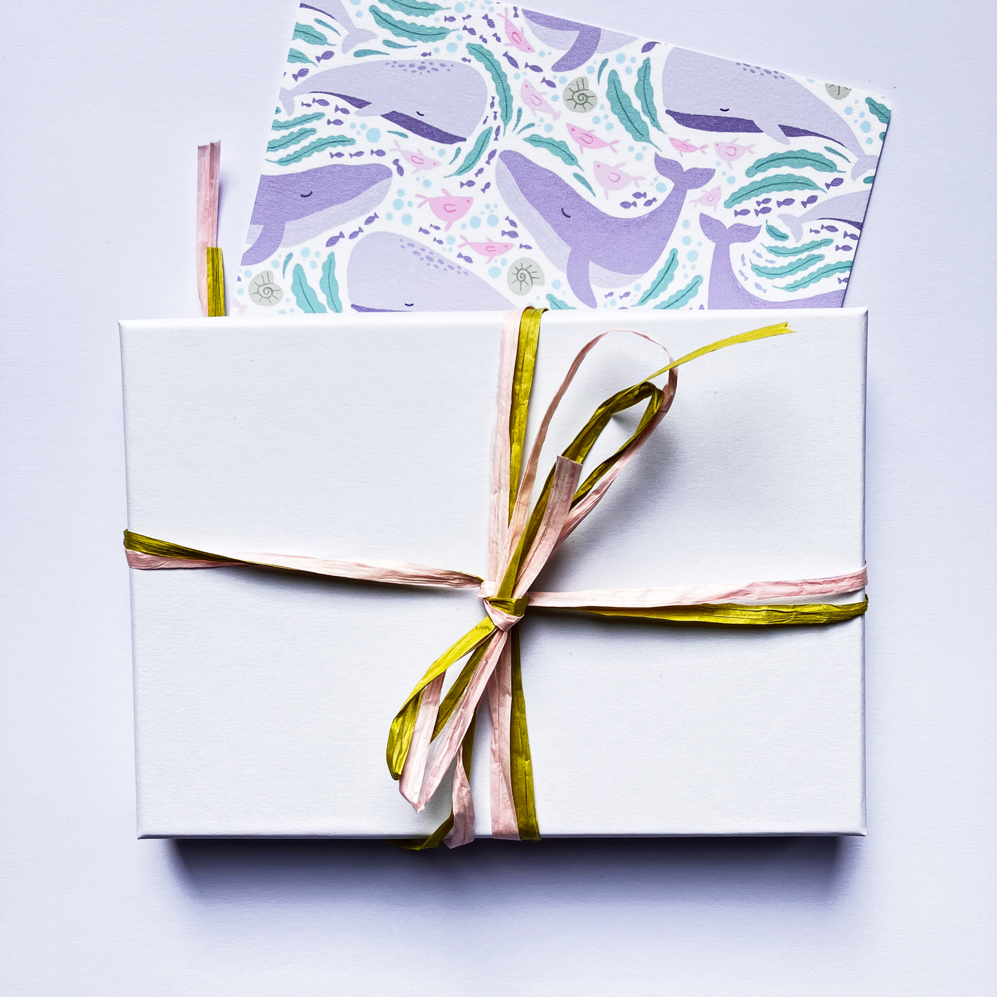 Ocean Whales Personalised Note Cards