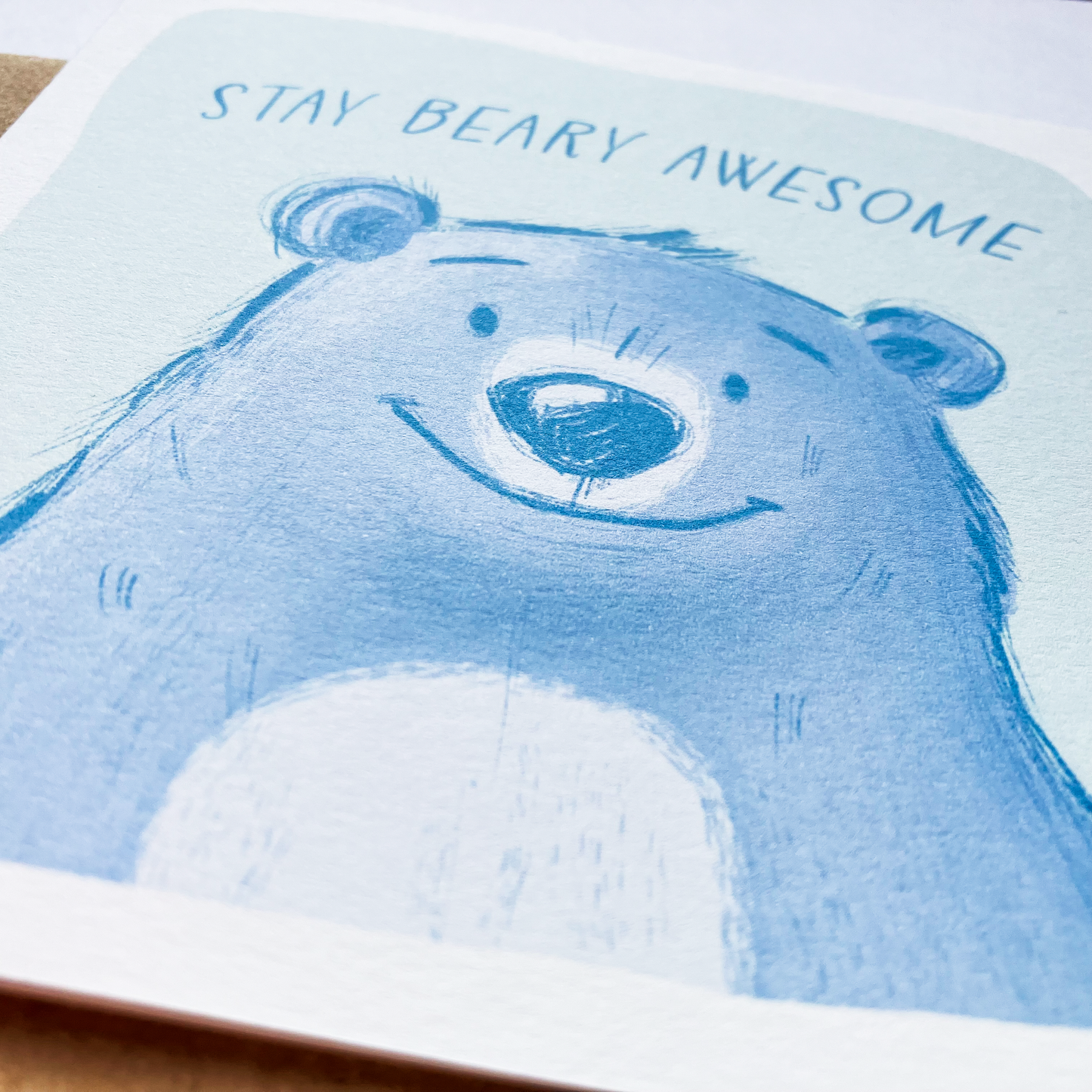 Stay Beary Awesome Birthday Card