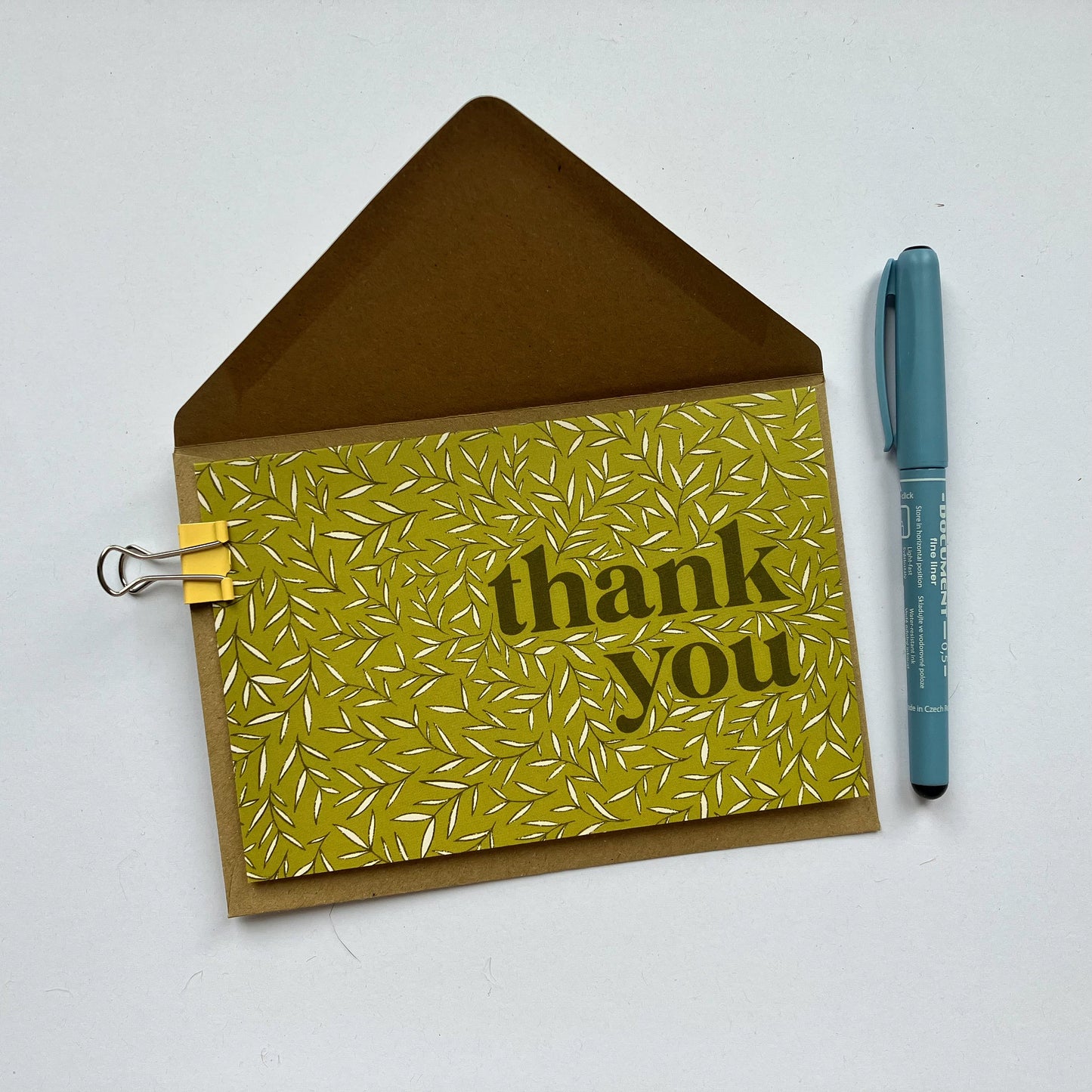 Thank You Foliage Greeting Card