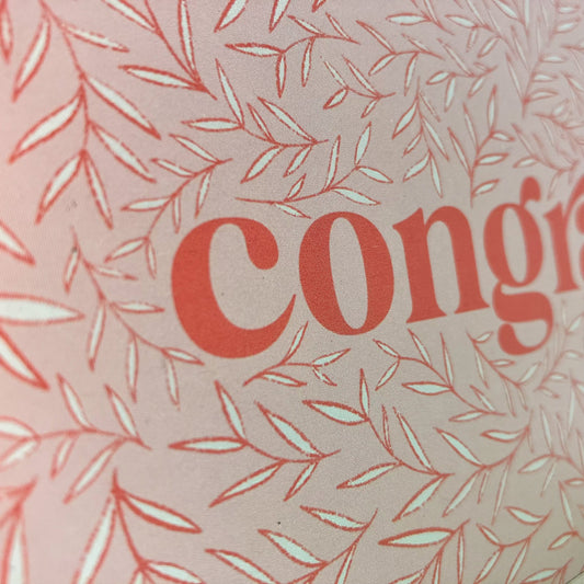 Congrats - Motivational Greeting Card