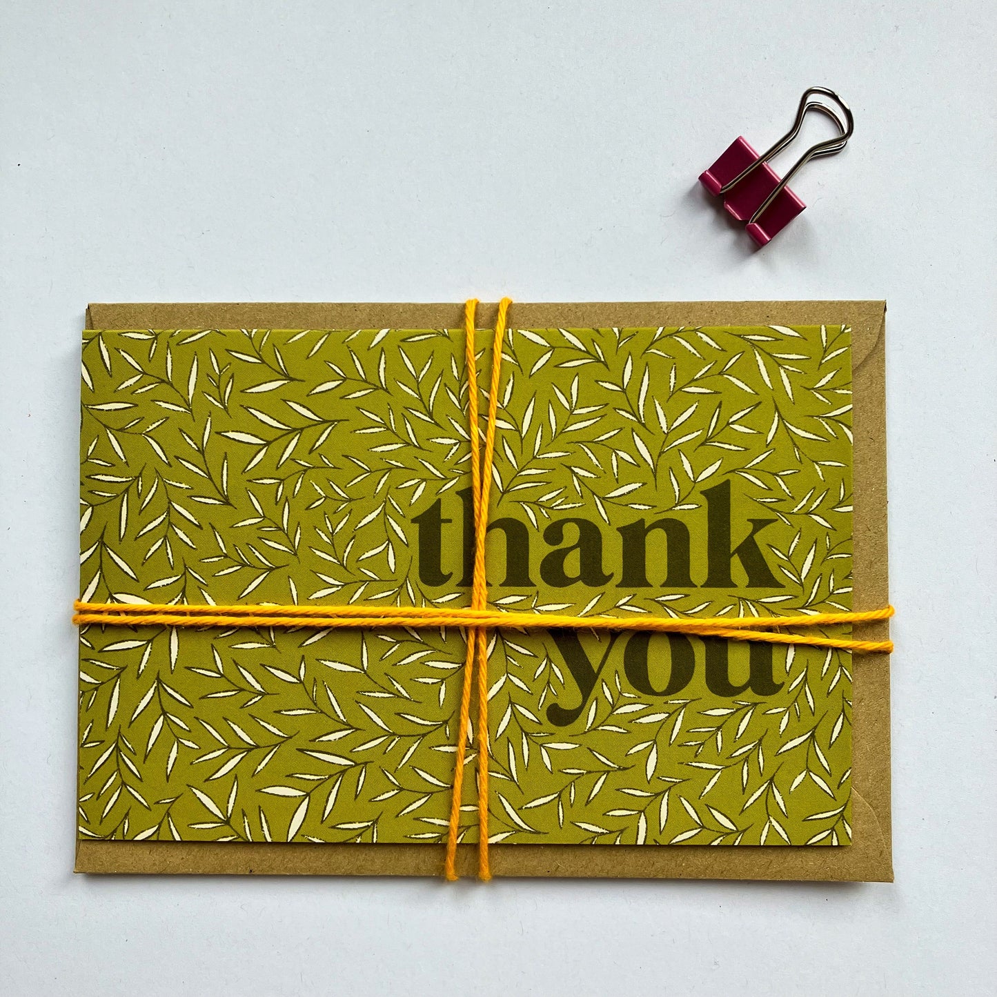 Thank You Foliage Greeting Card