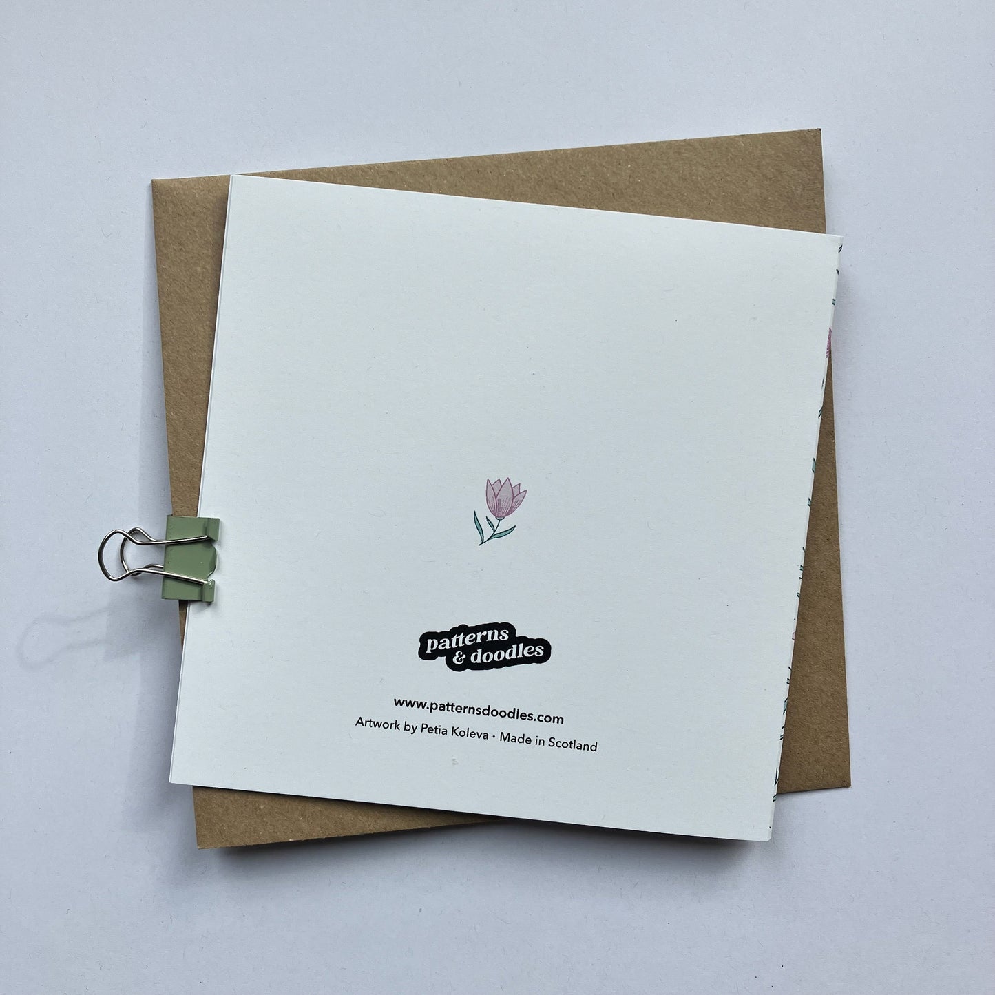 Pink Floral - Birthday Greeting Card