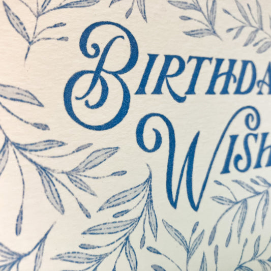 Birthday Wishes Greeting Card