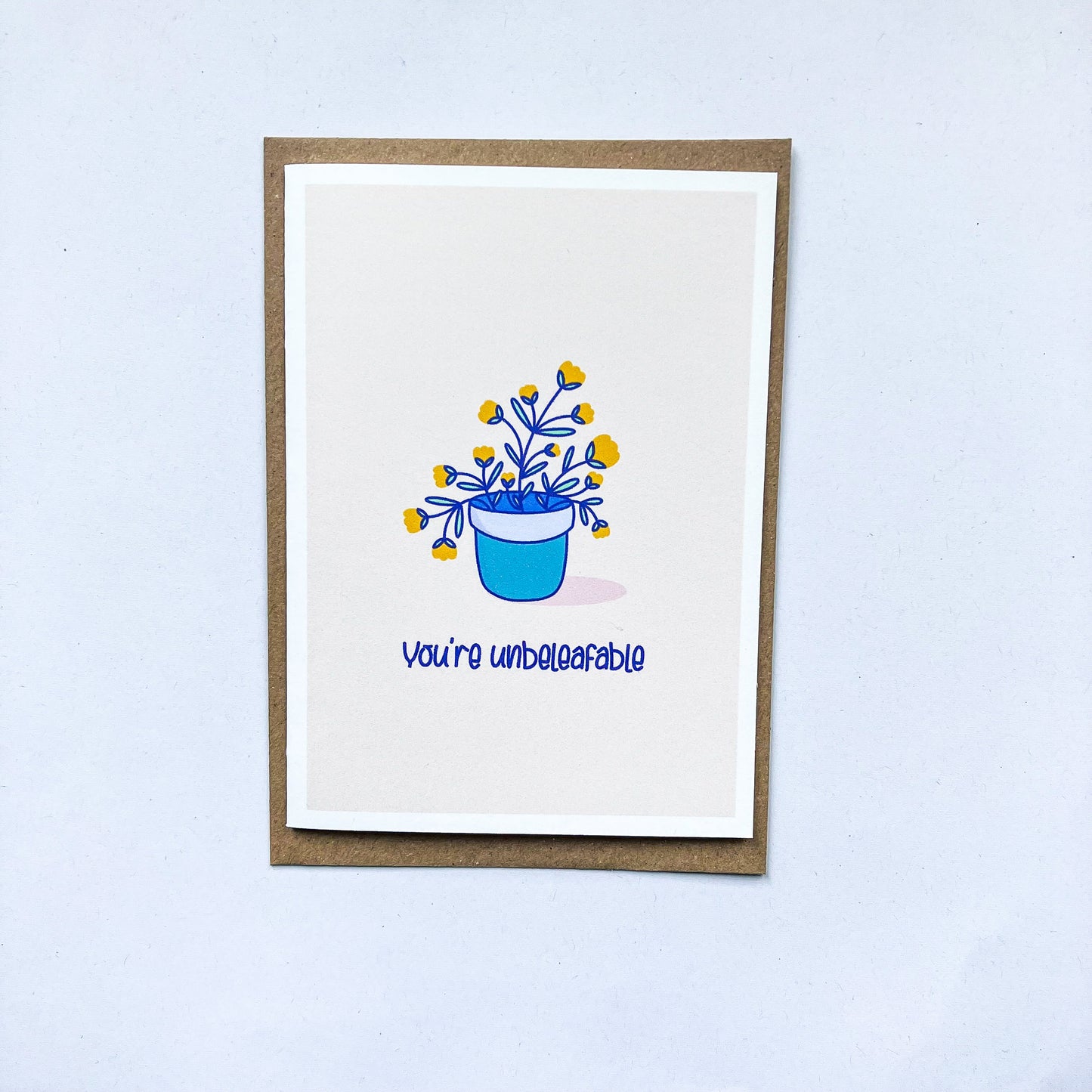 Plant lover greeting card, Cute greeting card for a friend, Funny greeting card for a plant lover