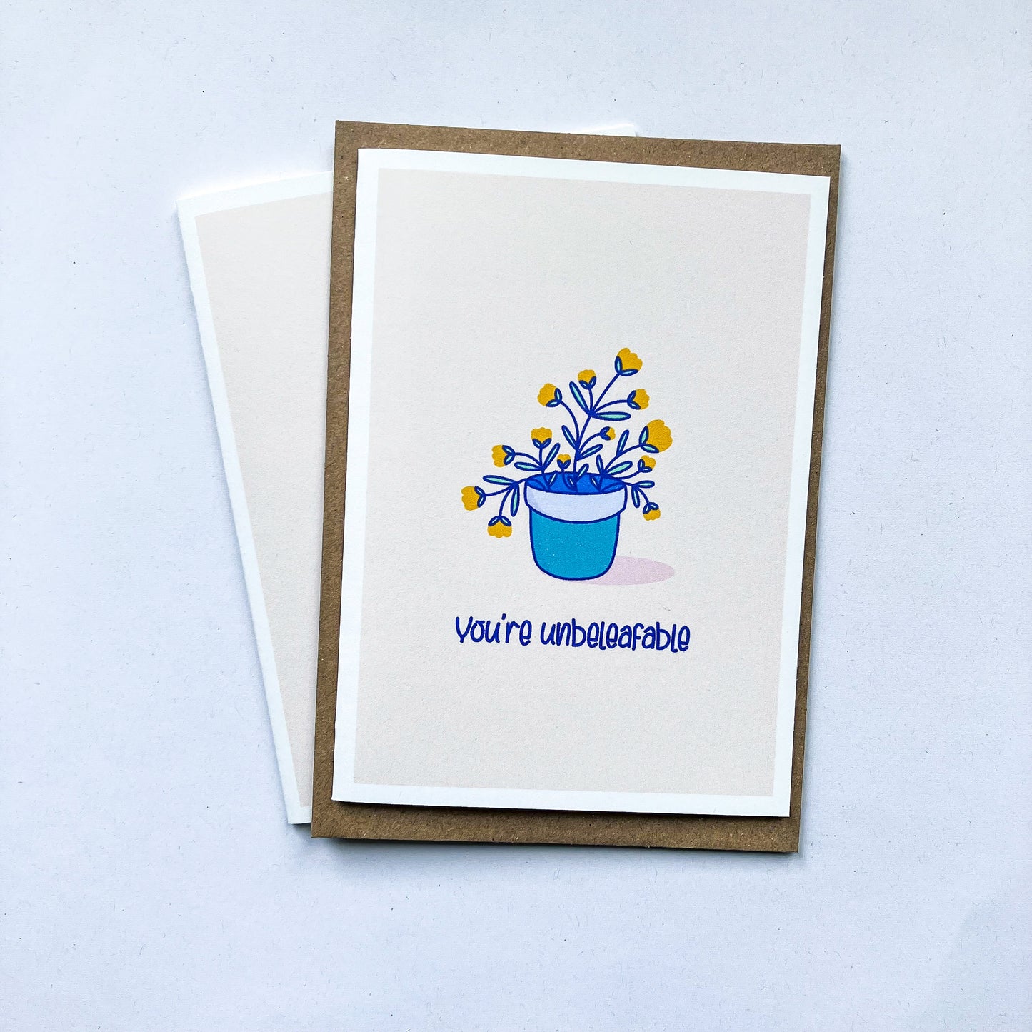 Plant lover greeting card, Cute greeting card for a friend, Funny greeting card for a plant lover