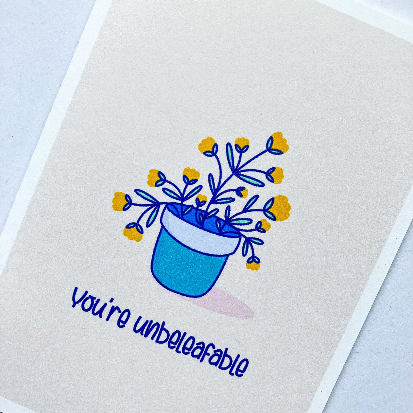 Plant lover greeting card, Cute greeting card for a friend, Funny greeting card for a plant lover