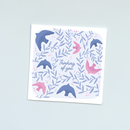 Gentle Birds Thinking of You Card