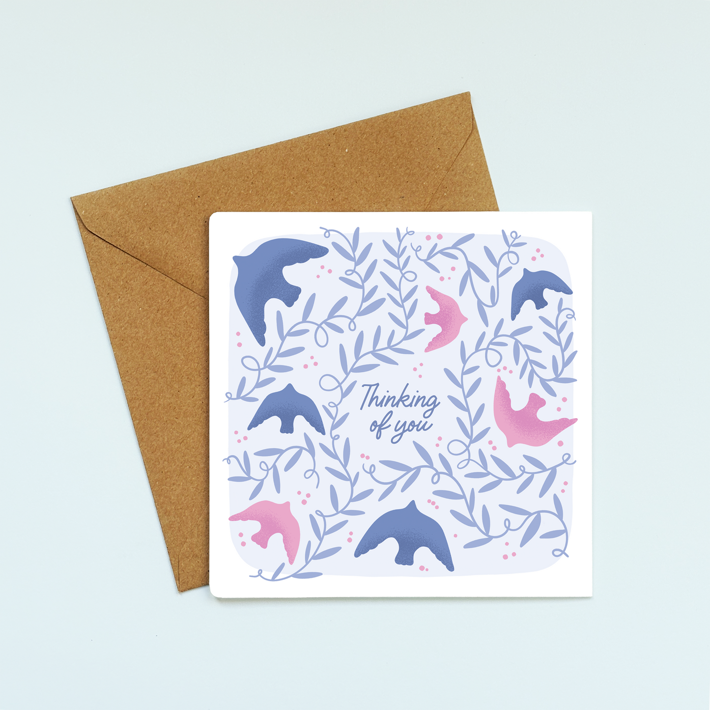 Gentle Birds Thinking of You Card