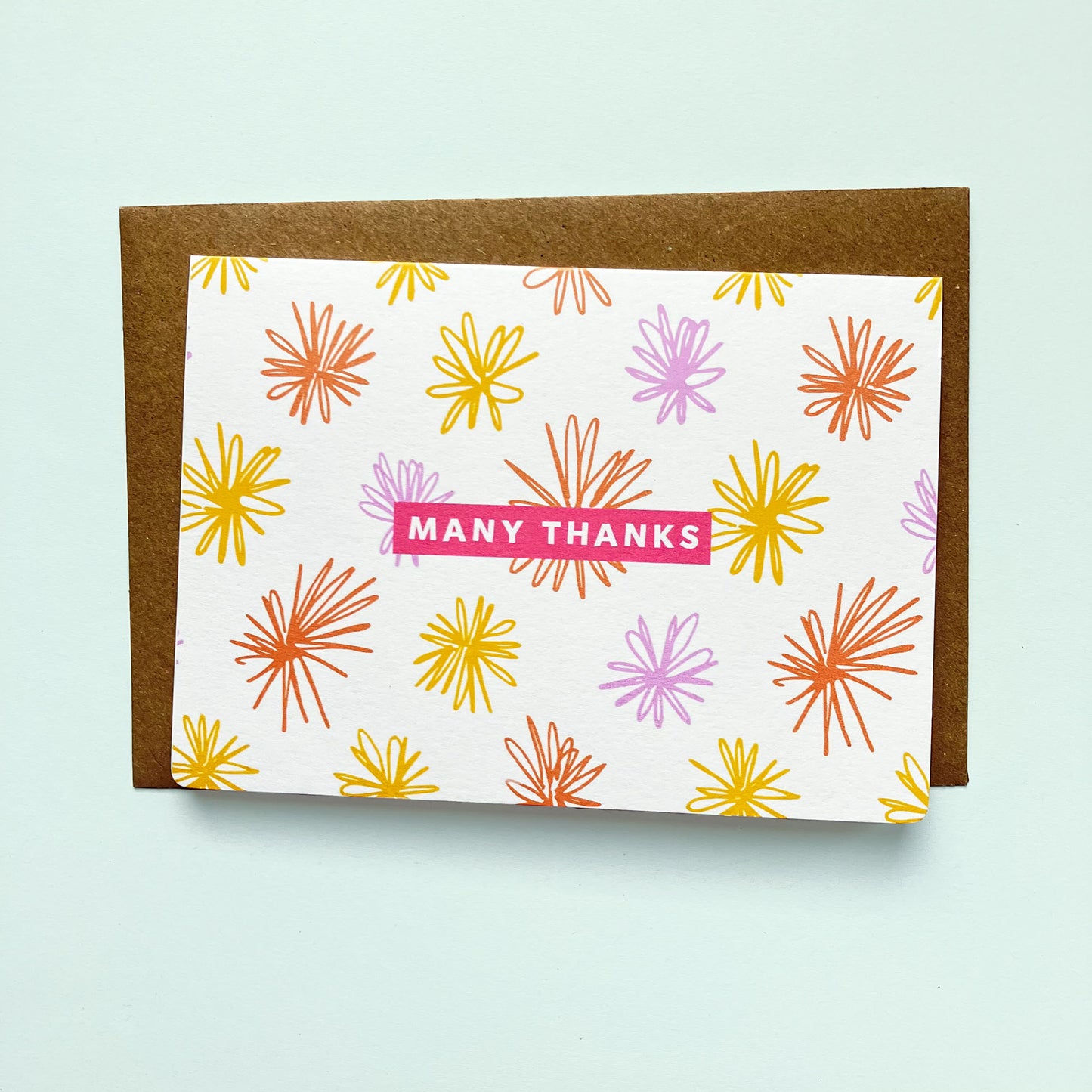 Thank You Cards Bundle of 5 - Pastel Many Thanks