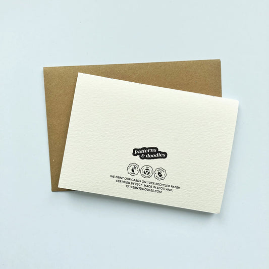 Birthday Wishes Birthday Card - Patterns&Doodles