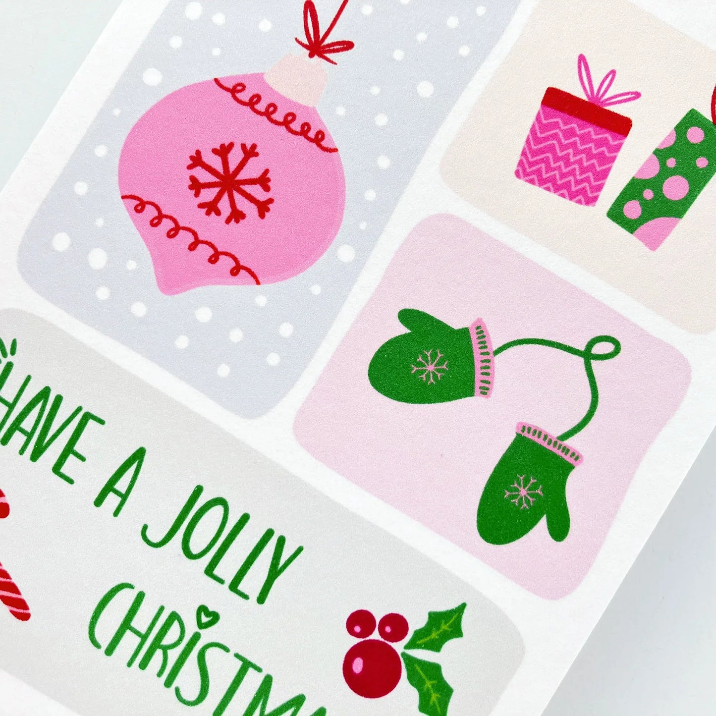 Have a Jolly Christmas Card - Patterns&Doodles
