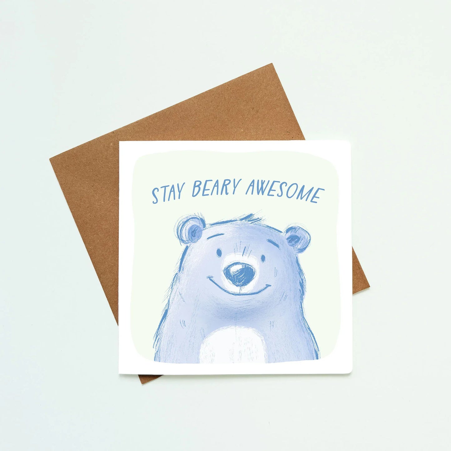 Stay Beary Awesome Birthday Card - Patterns&Doodles