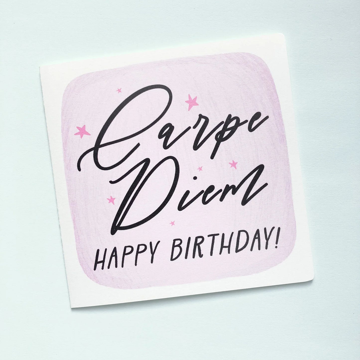 Personalised Birthday Card - Carpe Diem - Patterns&Doodles