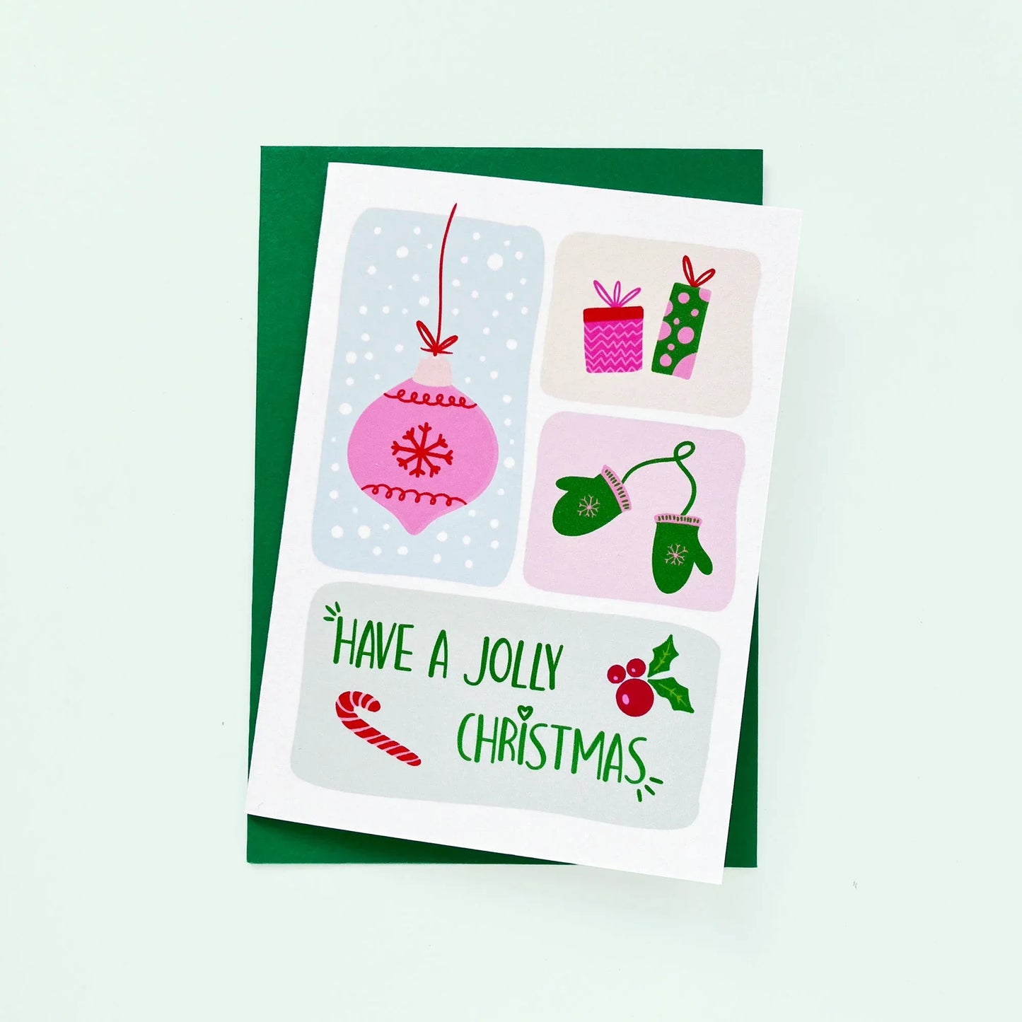 Have a Jolly Christmas Card - Patterns&Doodles