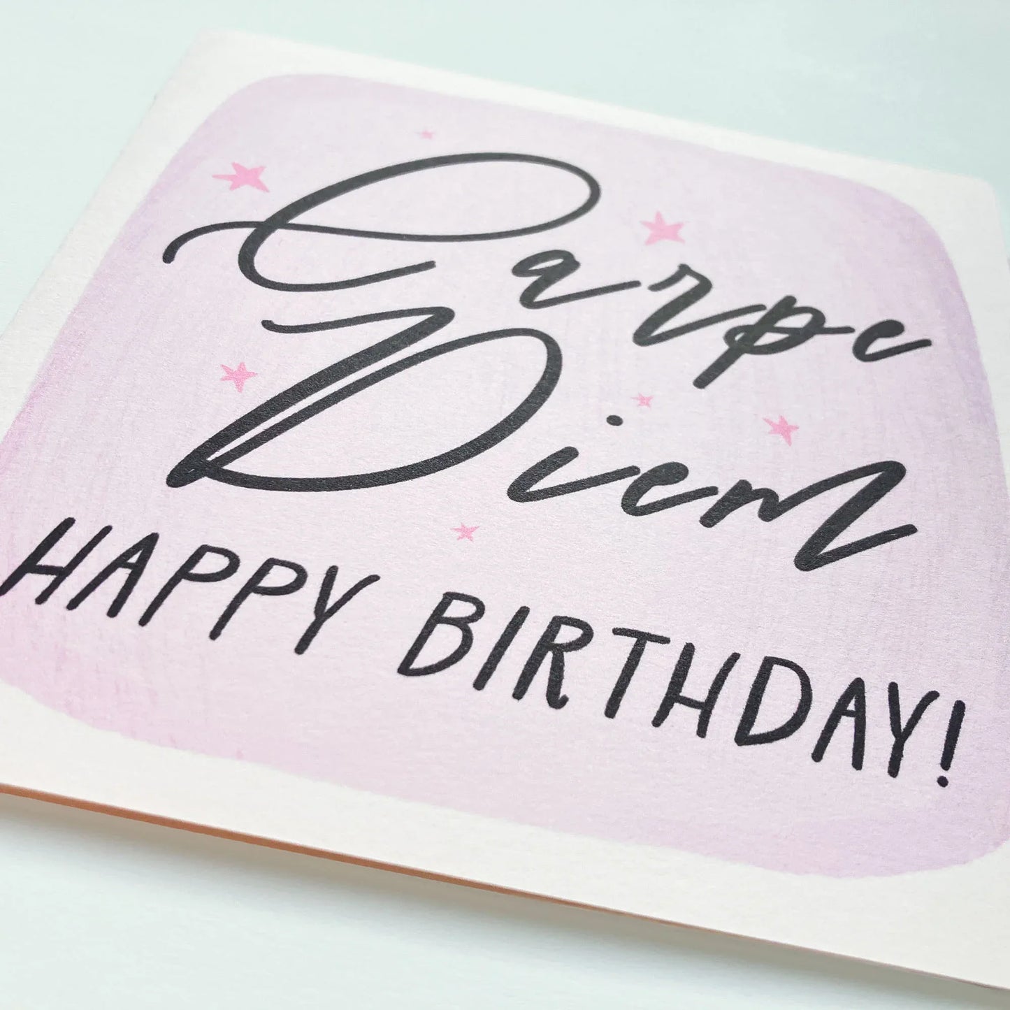 Personalised Birthday Card - Carpe Diem - Patterns&Doodles