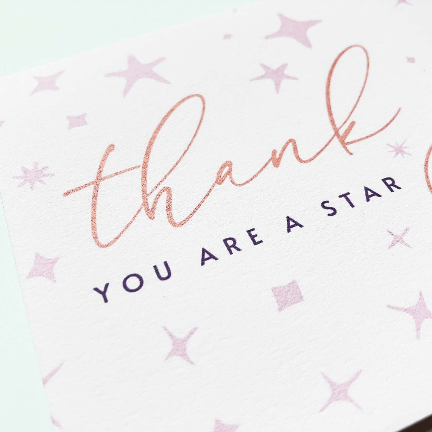 You Are A Star - Thank You Card