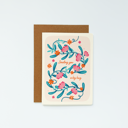 Sending You a Big Hug - Support Card for Friends and Family