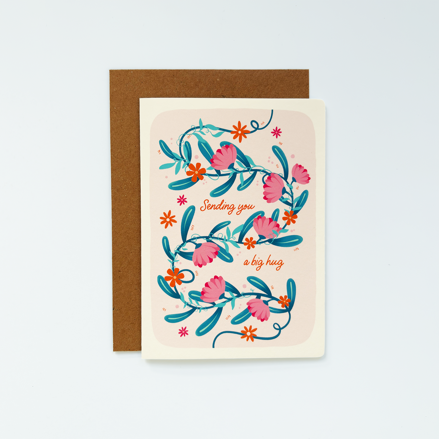 Sending You a Big Hug - Support Card for Friends and Family