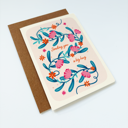 Sending You a Big Hug - Support Card for Friends and Family