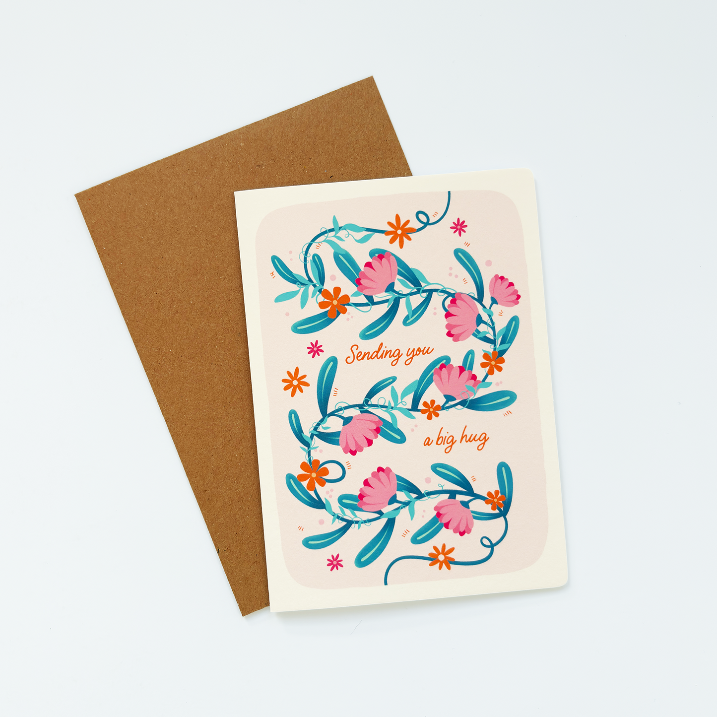 Sending You a Big Hug - Support Card for Friends and Family