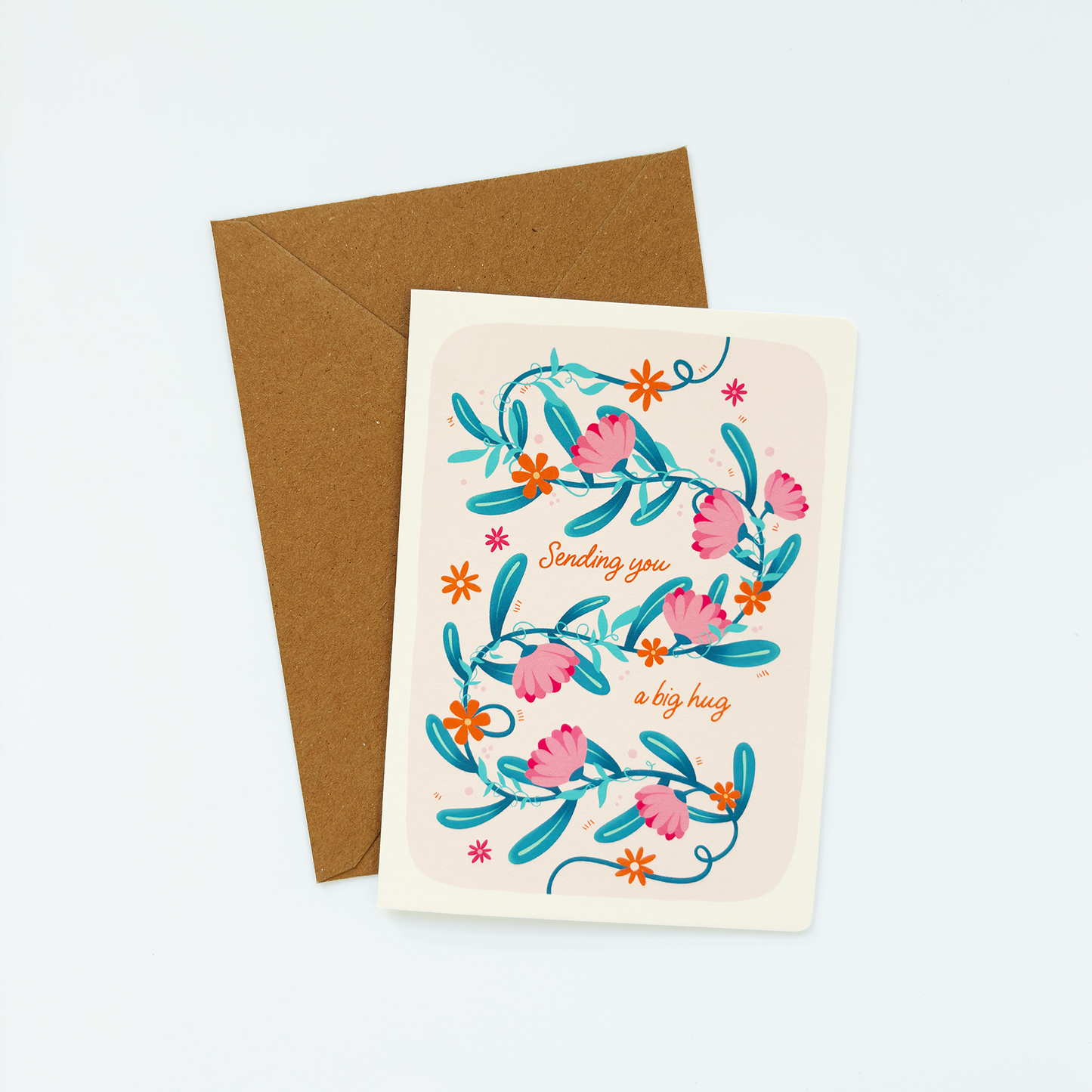 Sending You a Big Hug - Support Card for Friends and Family