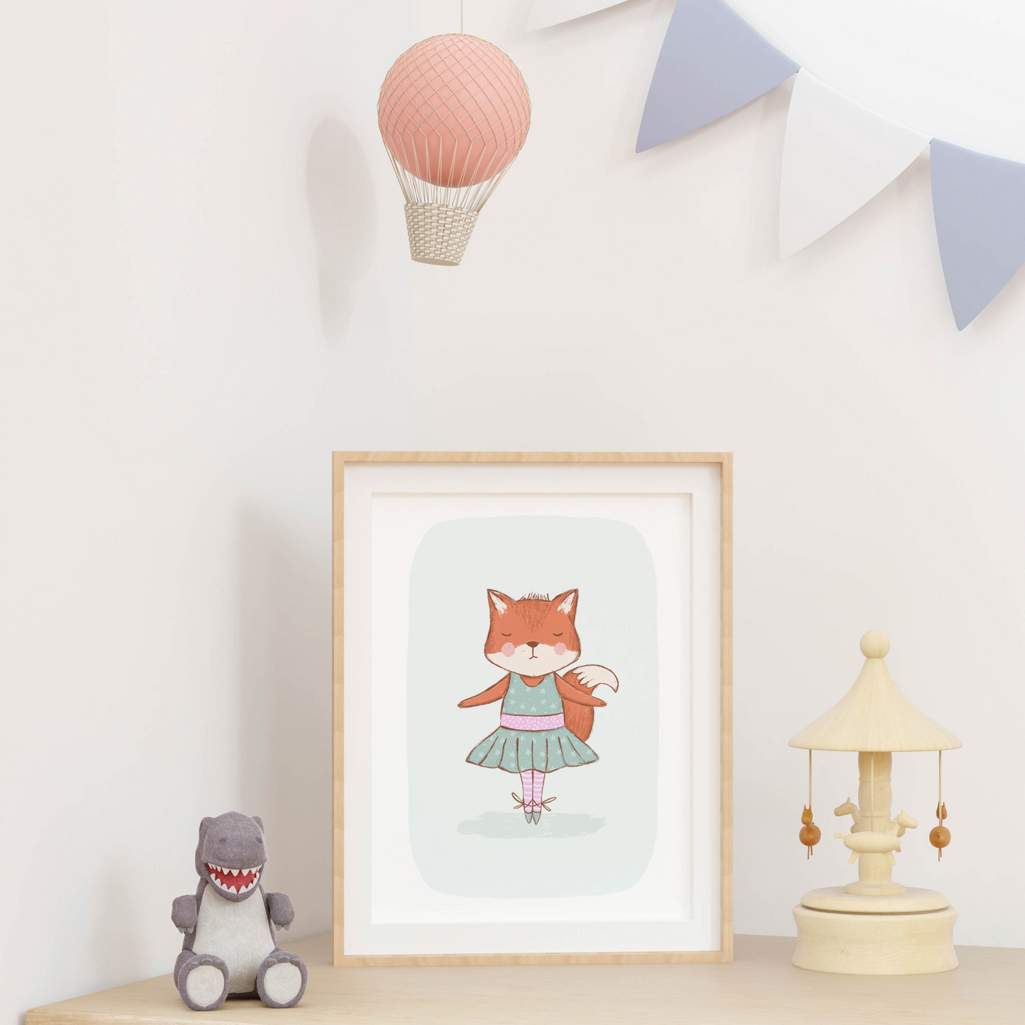 Set of 2 Cute Nursery Prints - Bella and Millicent