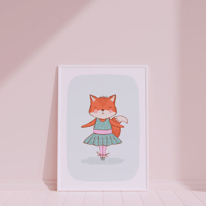 Set of 2 Cute Nursery Prints - Bella and Millicent