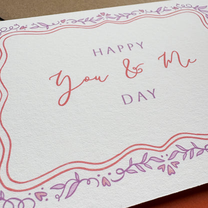 Wedding Anniversary Card - Happy You & Me Day