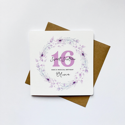 Personalised 16th Birthday Card - Have a Magical Birthday