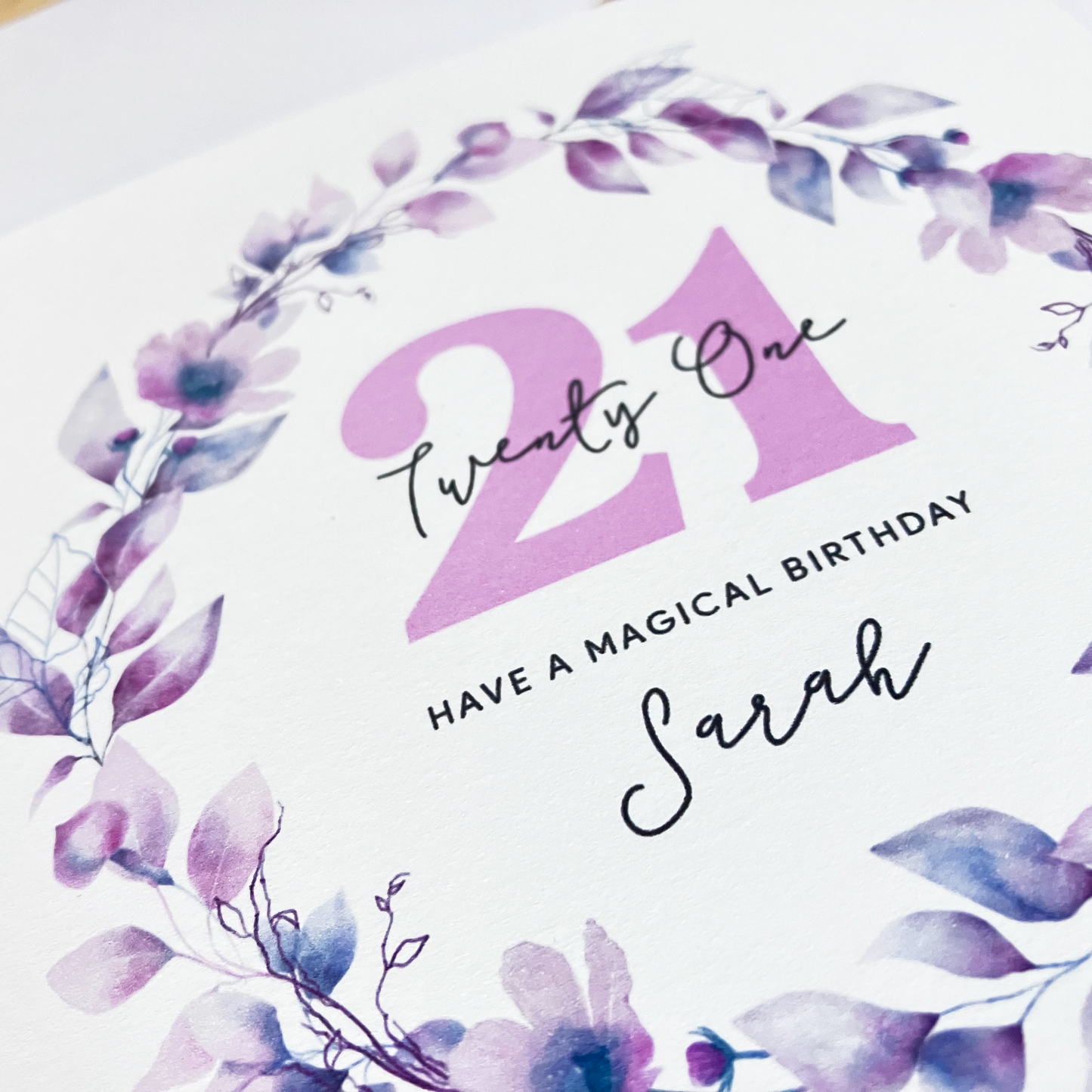 Personalised 21st Birthday Card - Have a Magical Birthday