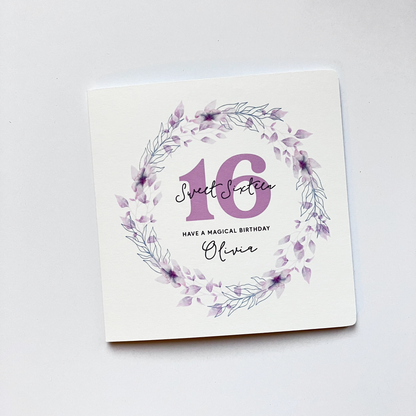 Personalised 16th Birthday Card - Have a Magical Birthday