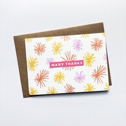 Pastel Thank You Card Bundle - Many Thanks