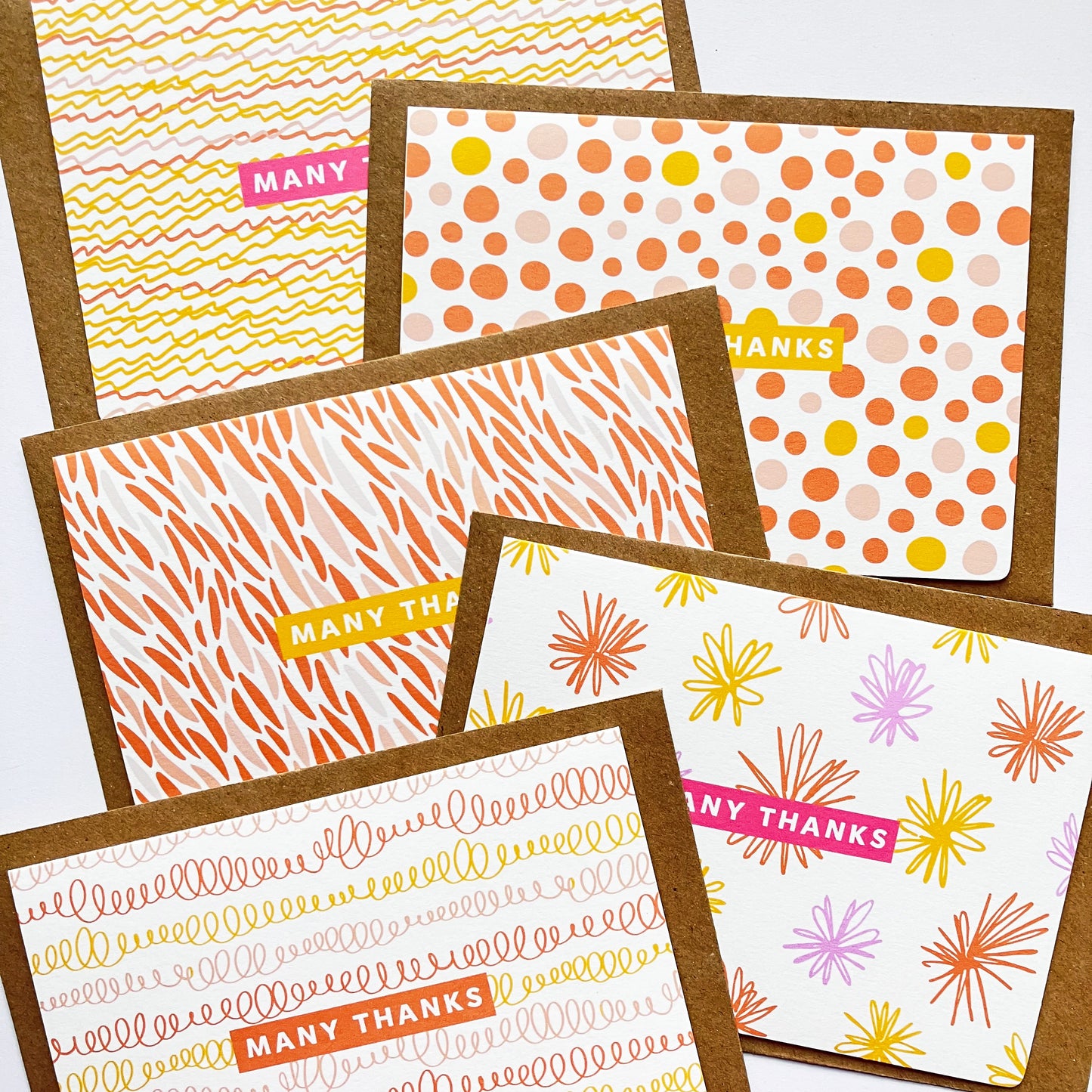 Pastel Thank You Card Bundle - Many Thanks