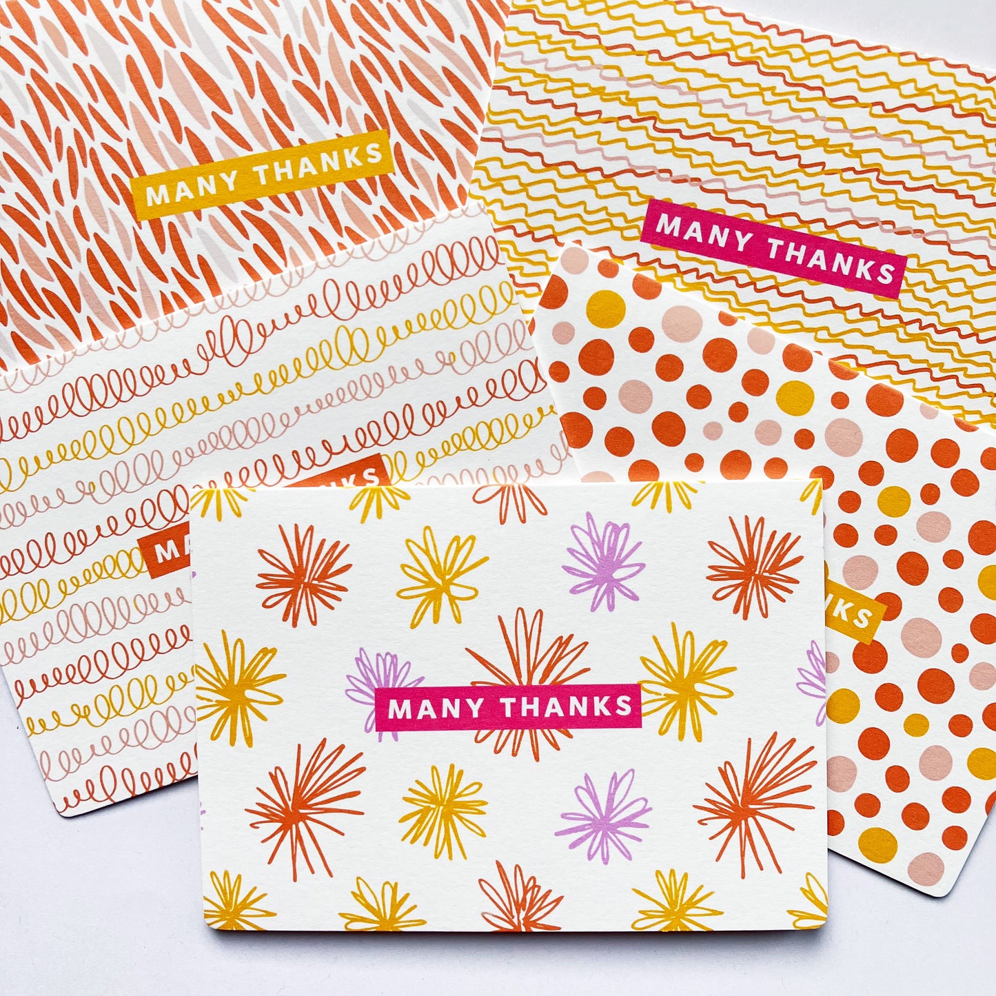 Pastel Thank You Card Bundle - Many Thanks