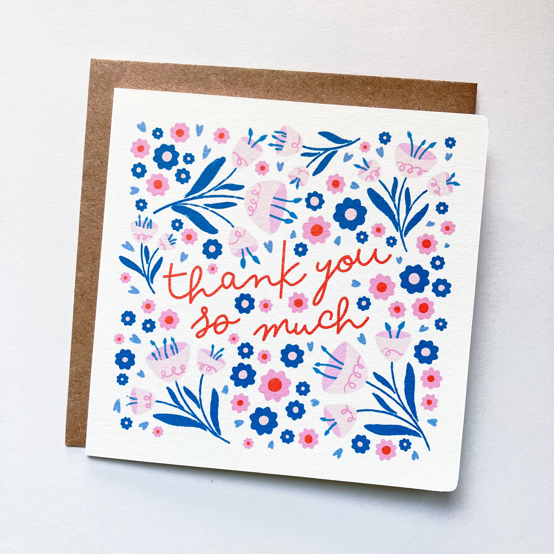 THANK YOU SO MUCH カードセット Thank You So Much Card – Patterns&Doodles