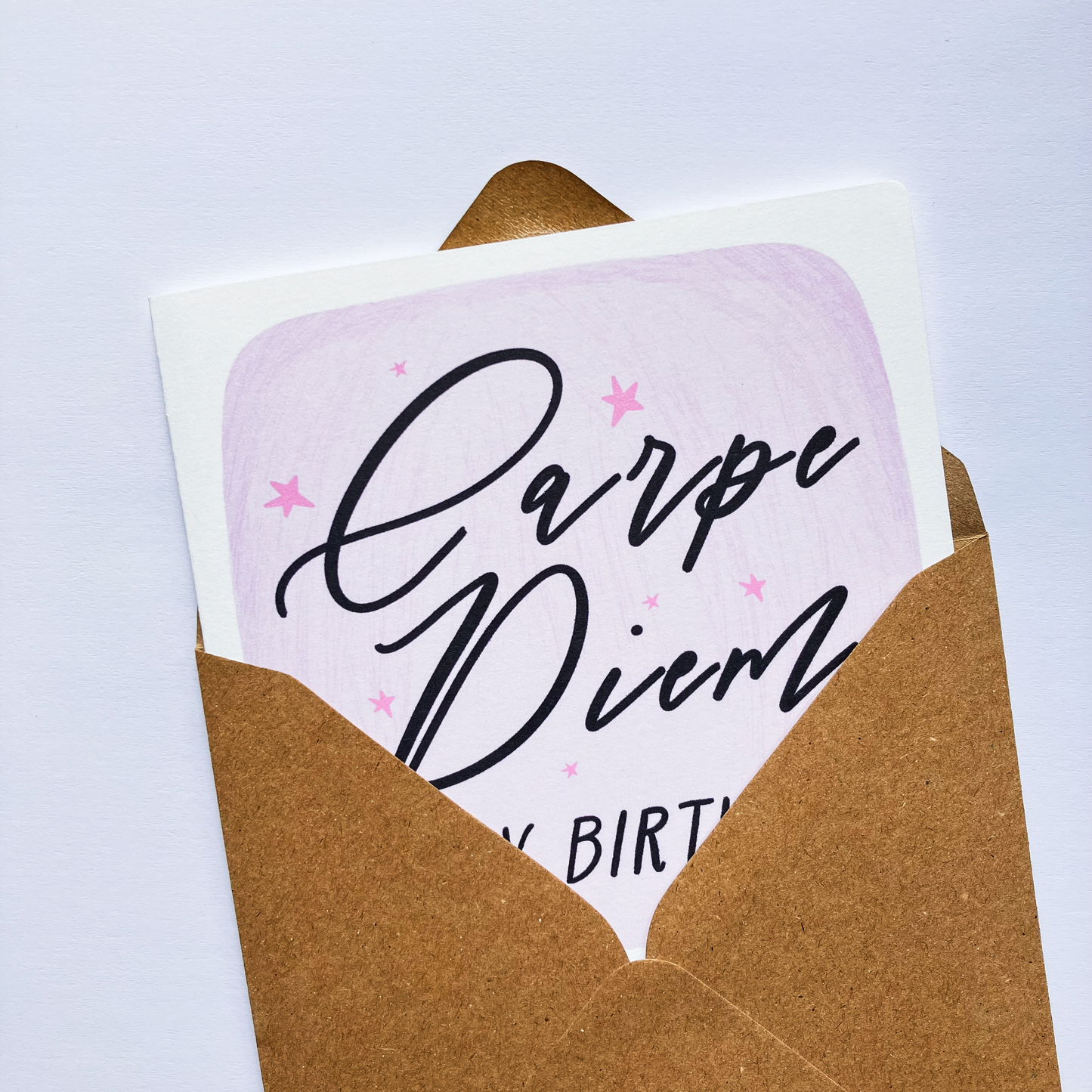 Personalised Birthday Card - Carpe Diem