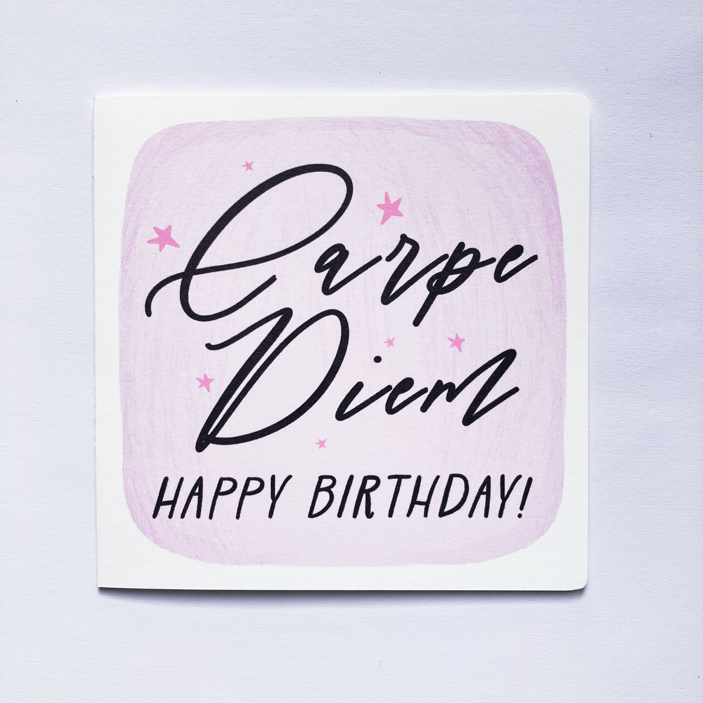 Personalised Birthday Card - Carpe Diem