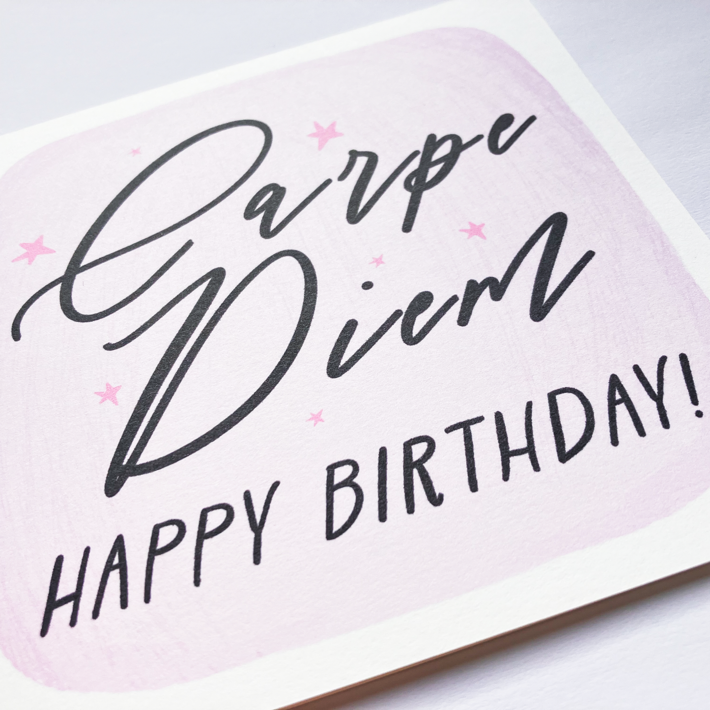 Personalised Birthday Card - Carpe Diem