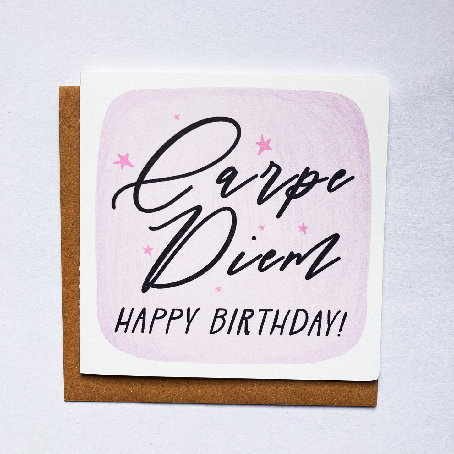 Personalised Birthday Card - Carpe Diem