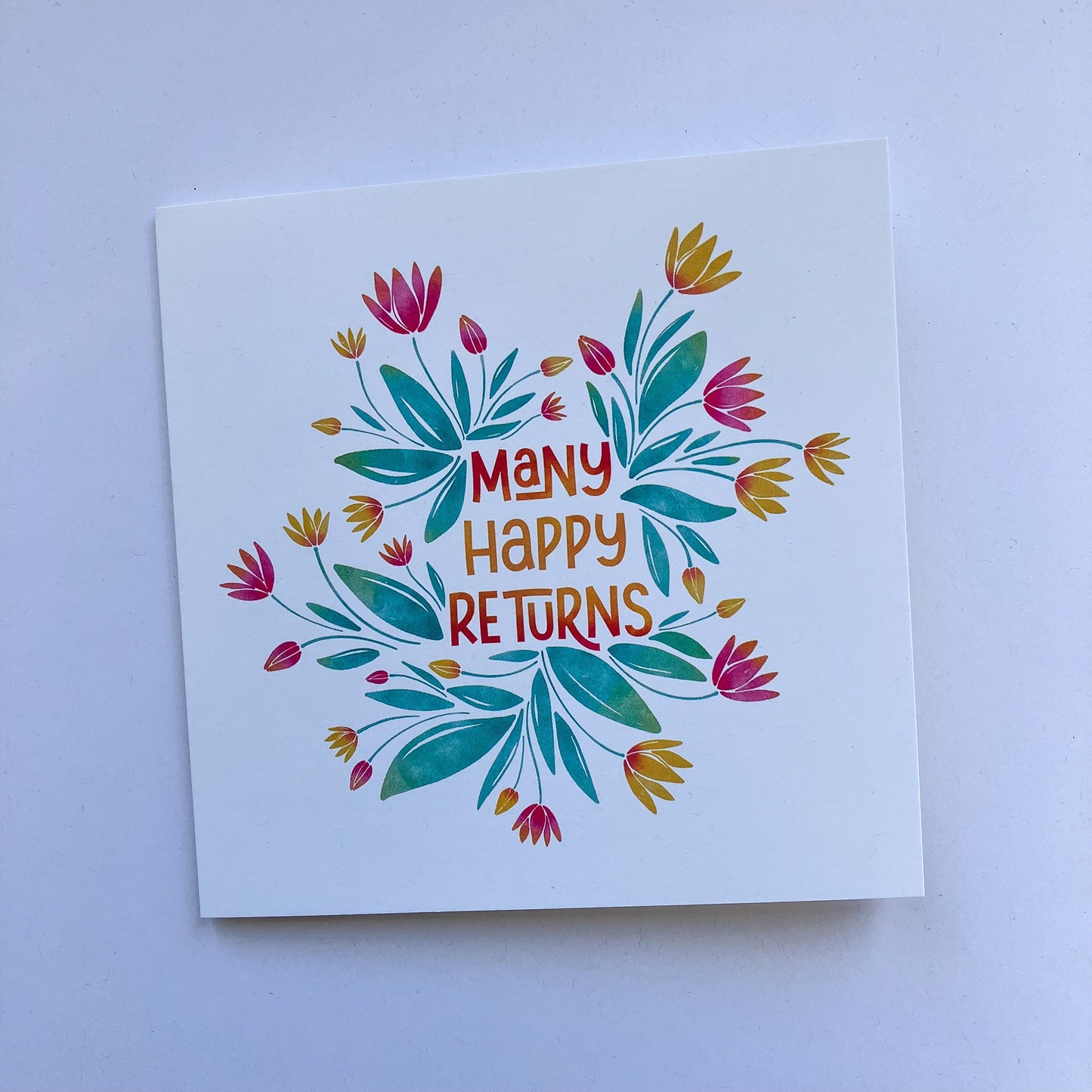 Many Happy Returns Card