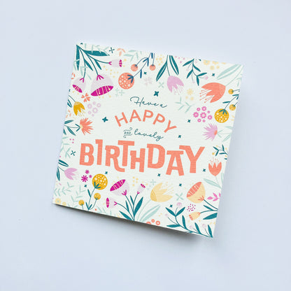 Happy Birthday Garden Greeting Card